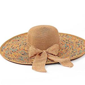 비치모자 리본 여성비치모자 챙넓은모자 휴양지모자