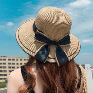 여자 밀짚 리본 트렌드 휴양지모자 1P 데일리 바캉스