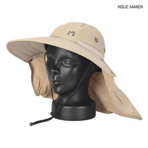 홀릭메이커 남자 사파리모자 HPH002 등산 메쉬 챙모자