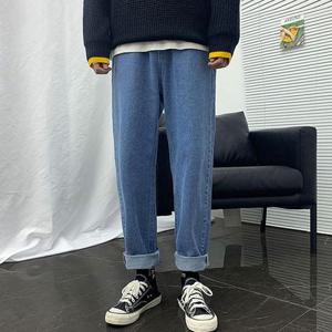 남성 중청 여름 간절기 허리밴딩 데님 팬츠 청바지 IS-DNP12