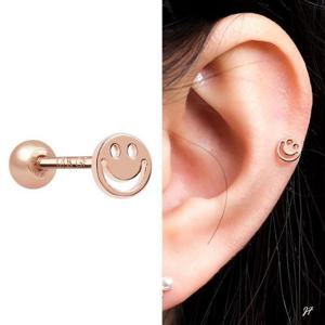 14K 골드필드 핀 스마일 베이직 피어싱