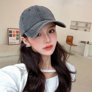 스트릿 워싱 빈티지 야구모자 얼굴 작아보이는 볼캡
