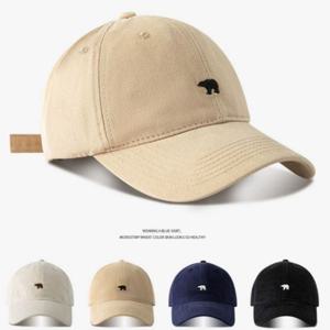 북극곰 야구모자 남녀 볼캡 포인트 얼굴 작아보이는
