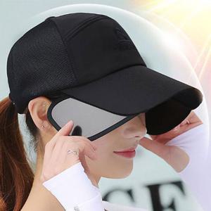 남여공용 베이직 메쉬 볼캡 썬캡 접이식 날개썬캡