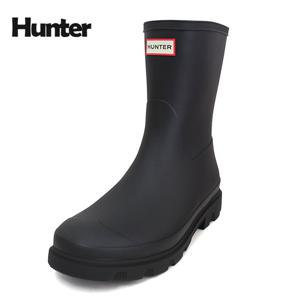 헌터 다운포어 숏 남자 레인부츠 장화 블랙 HFRM0002251-BLK
