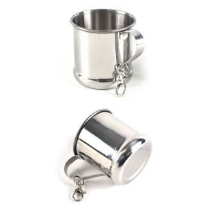 스텐 손잡이 등산컵 커피컵 캠핑컵 7.8x7.2cm 13호