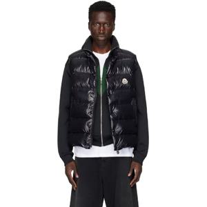 몽클레어 패딩 블랙 티브 다운 베스트 242111M178035