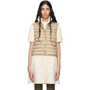 몽클레어 패딩 베이지 리안 다운 베스트 242111F061008