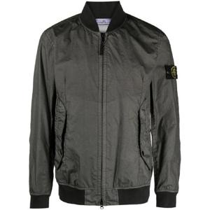 스톤아일랜드 컴퍼스 배지 가먼트 다이 재킷 801541223