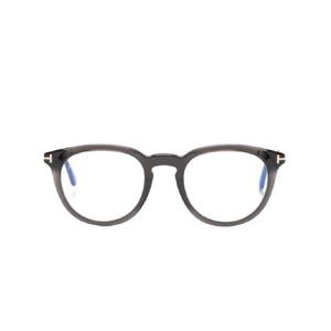 톰포드 인그레이빙 로고 라운드 프레임 안경 TF5905B