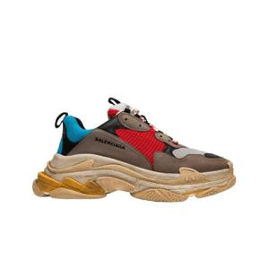 발렌시아가 트리플 S 스니커즈 블루 그레이 레드 554105W09O24365