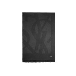 생로랑 카산드라 스카프 울 자카드 블랙 719428-3Y210-1000