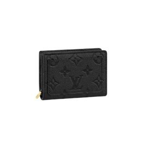 루이비통 미디움 컴팩트 월렛 모노그램 앙프렝뜨 블랙 M80151