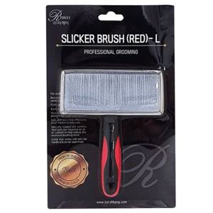 리케이 슬리커 브러쉬 L 강아지브러쉬 애견빗 강아지털제거기 고양이브러쉬 슬리커