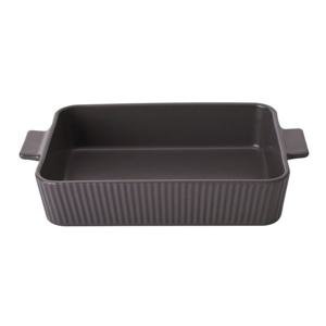 도자기용기 담음공방 온감 도자기 직사각 그라탕기 오븐용기 흑단