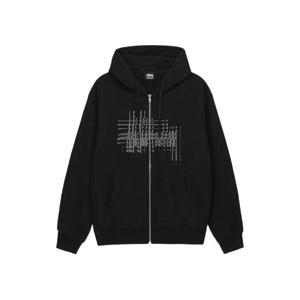 스투시 리프랙티드 후드 집업 블랙 1975068