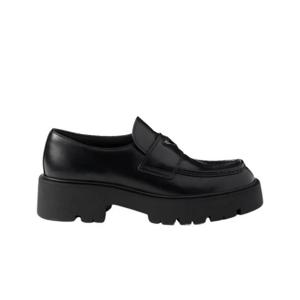 프라다 브러쉬드 레더 로퍼 블랙 2DG152-B4L-F0002