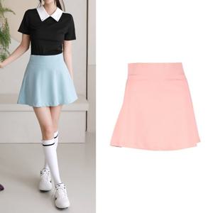 럭스골프 여성 인밴드 플레어 큐롯 스커트 OH25M102W