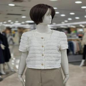 ab.f.z 세이브존09 뽀글이스퀘어넥블라우스 afhz2b372