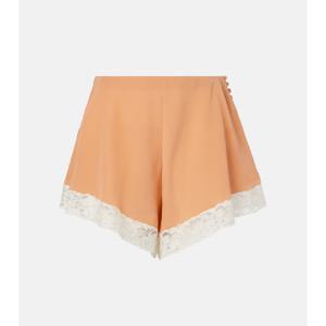 끌로에 레이스 트리밍 실크 쇼츠 P01049068