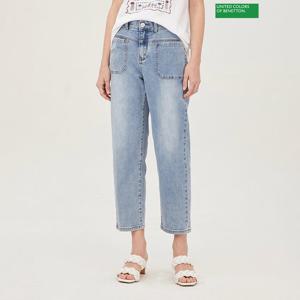 베네통 포켓 배기 데님 팬츠 BADP17411