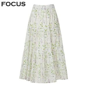 페인트 플라워 티어드 스커트_VFI5M1SK8231