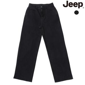 [지프]남여공용 흑청 와이드 데님 (JO3DPF532)