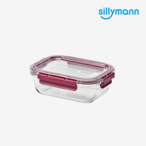 [실리만] 올웨이 내열유리 밀폐용기 직사각 630ml WGK5105