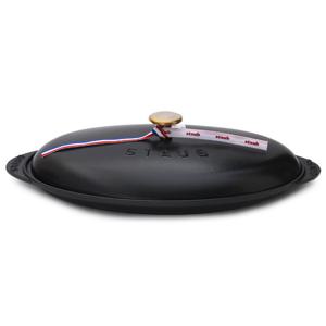 [스타우브][고깔 손잡이 증정] 피쉬 핫 플레이트 31cm 블랙 (ST332125)