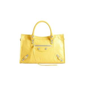 발렌시아가 르 시티 스몰 백 옐로우 7977892AA9S3504