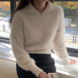 [샵앤]페디 카라 니트 티셔츠 JLE-WKN-2106-핑크