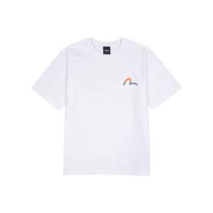 [에비수]스퀘어 빅힐스 프린트 루즈핏 반팔_EV2UTS907_WH