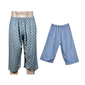 소프트 레이온 남성 8부 파자마 홈웨어 잠옷바지