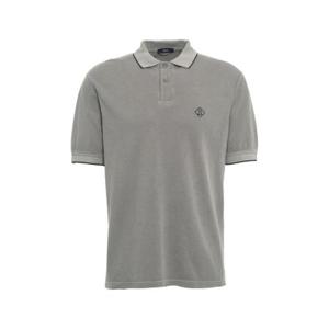 Herno 로고 자수 반팔 폴로셔츠 JPL00134U54006 9400 TP935540171
