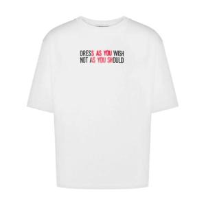 25 FW 모스키노 슬로건 프린트 티셔츠 A07047041 TP432220738