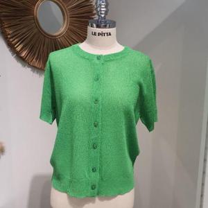 르피타 HC06 시원한 라운드 가디건(그린) L252BKT503