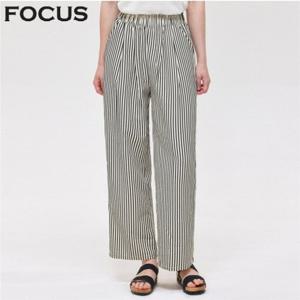 [포커스]포커스 핀턱 스트라이프 밴딩 팬츠_VF5M1PT7261