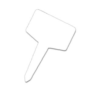 식물라벨 (T자형 특대) 흰색 100개1묶음 식물이름표