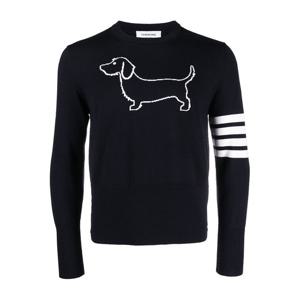 26SS 톰브라운 헥터 4바 울 니트 네이비 MKA486A Y1002 415