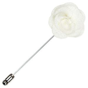 튤립 화이트 부토니에_B282