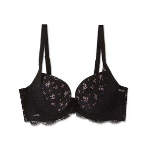 [헌트이너웨어] 여성 리프트업 블랙잔꽃 C컵브라(HIBR74T22Q_19)