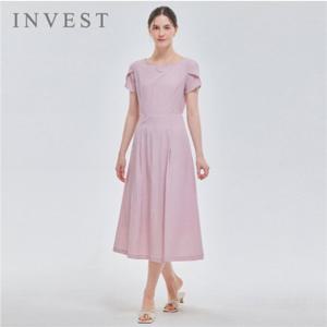 페미닌 튤립 소매 원피스_INI5M1OP3791