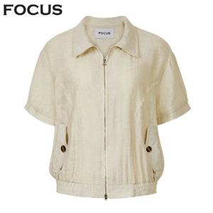 아웃 포켓 린넨 집업 점퍼_VFI5M1JP1151