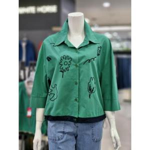 화이트호스 세이브존05 자수 여름 블라우스 A252222