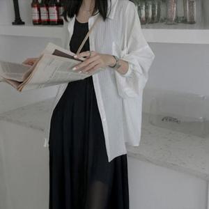 [써니 패션] 여자 봄 여름 가을 레이어드 셔츠  남방