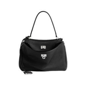 발렌시아가 로데오 핸드백 스몰 그레인드 카프스킨 블랙 7897792ABV61000