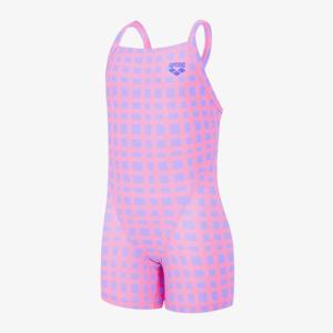 아레나  리틀체크 아동 3부 반신 수퍼플라이백(A5BG1GL02PNK)