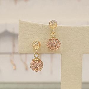 볼라레 세이브존01 14K귀걸이 지에프6mm미러볼 드롭귀걸이 GF140