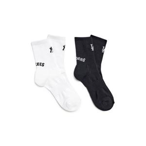 MLB  (3ASOCSS5N-00BKS) 공용 스포티브 장목 양말 2족세트