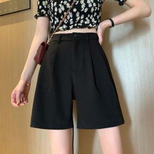 여성 여름 일자핏 반바지 1P 데일리 하이웨스트 팬츠
